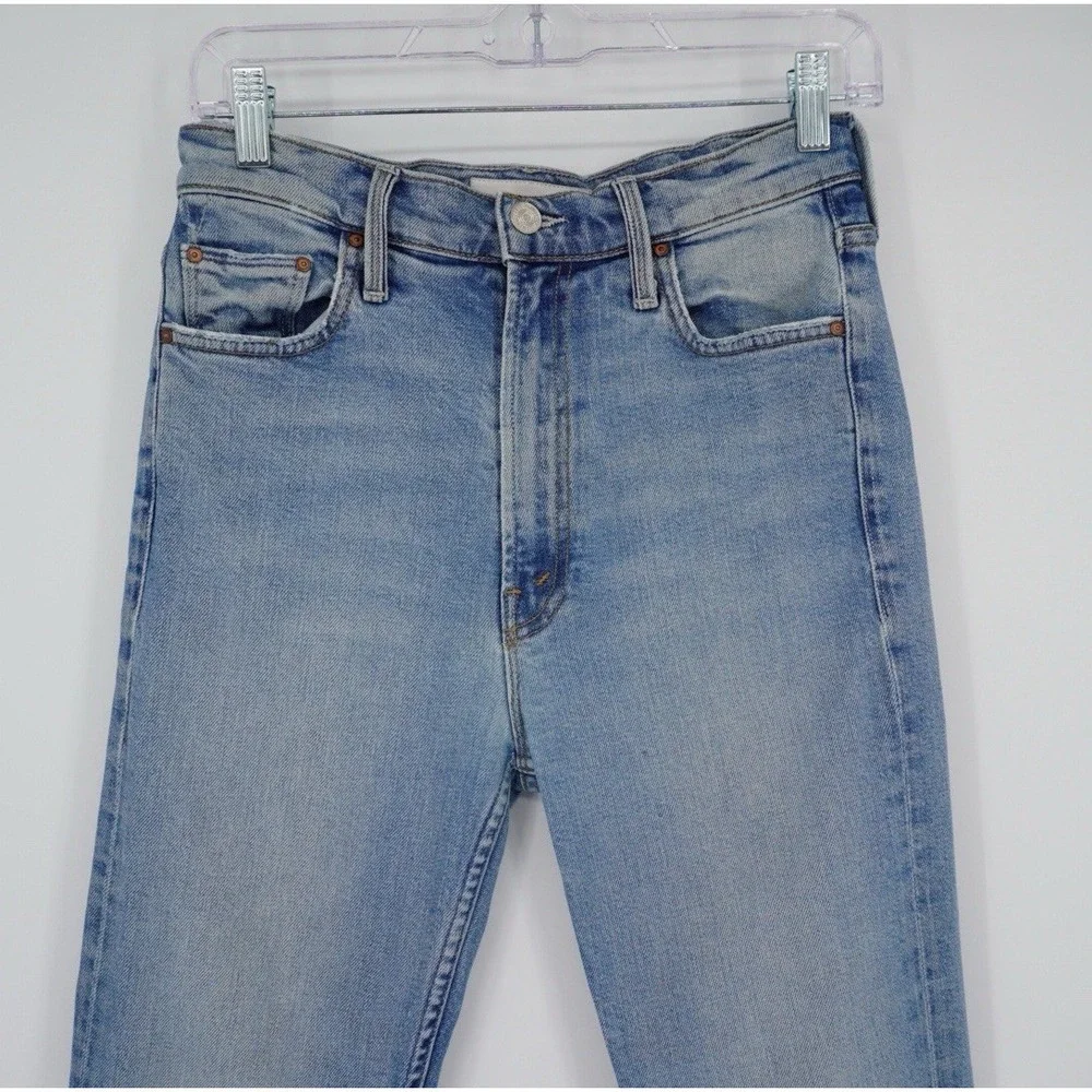 MOTHER Superior Womens Size 27 High Waisted Rider Skimp Jeans Give It Up Wash - Picture 6 of 16